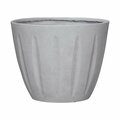 L&G Solutions 10 in. H X 12 in. D Polyresin Spritzer Planter Stone PVI8012TWI